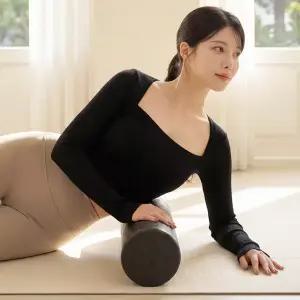 이고진 폼롤러 하드 근육마사지 EPP 60cm 미니 하드 홈트 필라테스 스트레칭 종아리 마사지