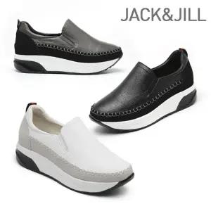 [잭앤질] 소가죽 키높이 스티치 슬립온(JA1183)