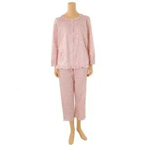 [대구백화점] [와코루]포켓 리본프린트 여성잠옷 RD(WPA3190)