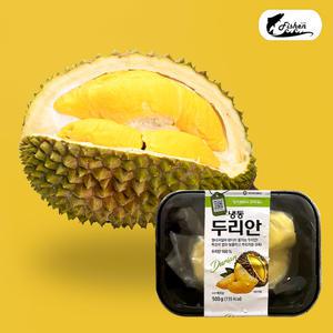 피쉬앤 냉동 두리안 1팩  손질 진공포장 재호 고마워 깐두리안