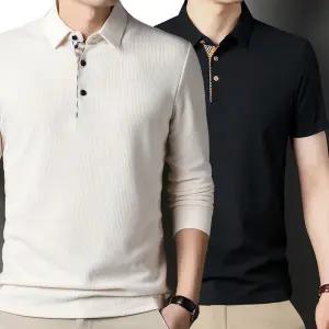 남자 긴팔 카라티셔츠 반팔 티셔츠 쿨티 기능성 골프 피케 셔츠 남방 라운드 봄 여름 냉감 아이스