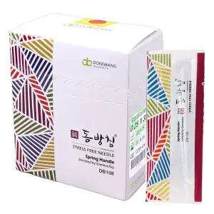 동방침 0.40x60mm 1box(1000pcs) 일회용침 스프링쌈지