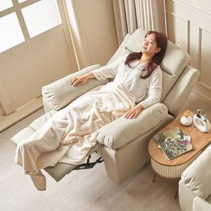 에보니아 헤븐 1인용 전동 리클라이너 컵홀더형 에어레더 아쿠아스웨이드 / 1인 쇼파 릴렉스체어