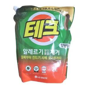 테크 알레르기 원인 제거 액체세제 리필 2L x 6개(일반용)