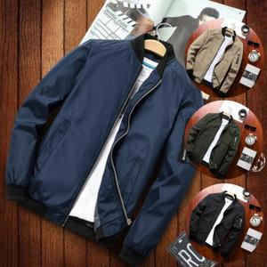 집업형 남성 봄점퍼 캐주얼 항공점퍼 간절기 봄외투 4색상