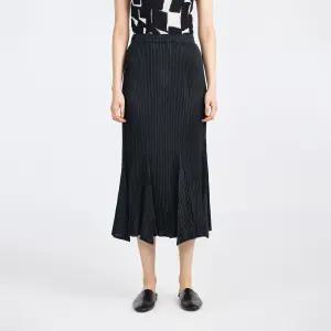 다이아몬드 마이크로플리츠 플레어 스커트_PPSKM224002