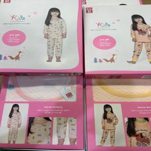 1 세트 BYC 아동  에어메리 보온메리 두꺼운 내복 60 - 85 호  갱수네 겨울 3중직 조카선물