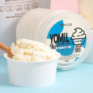 식단요정 요밀 무가당 꾸덕한 그릭요거트 대용량 1kg 500g 100g