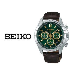 세이코 SEIKO 스피릿 남자 크로노그래프 가죽 패션 손목시계 SBTR017