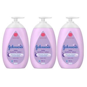 존슨즈 베이비 베드타임 로션 500ml X3개