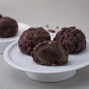 [제철진미] 블루탐 제주 전통 팥오메기떡 40개 (총 2.4kg, 개별포장, 개당 60g)