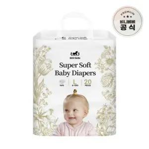 비니베베 슈퍼소프트 테이프형 L 20매 6팩