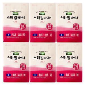 DEPEND 디펜드 스타일 라이너 무향 28개 x 6개