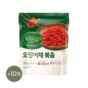 비비고 오징어채볶음 55g x10개