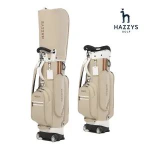 2026년 리오더 헤지스골프 바퀴달린 남여공용 캐디백 골프백 베이지 HZCB-009M