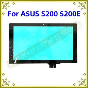 블랙 터치 디스플레이 ASUS S200 S200E S200E-CT182H 스크린 디지타이저 유리 패널 교체 11.6 인치