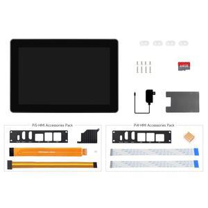고화질 산업용 HMI 터치 올인원 기계 라즈베리파이 4/5 적합 듀얼 4K HDMI 디스플레이 출력 지원 10.1 인치