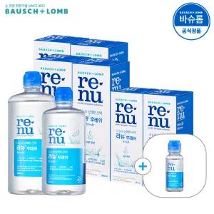 [공식] 바슈롬 리뉴 후레쉬 렌즈세척액 500ml x4개 + 355ml x2개 + 60ml선물