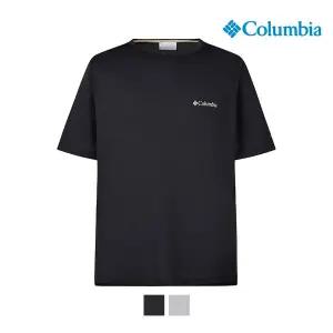 [컬럼비아](대구신세계)남성 신축성 좋은 전체 메쉬 트레킹 라운드 반팔 티셔츠 AJ1671