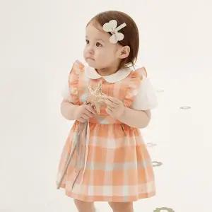 [닥스베이비]닥스베이비 시즌체크 점퍼스커트 상하 세트복