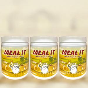 밀잇 식물성 단백질 쉐이크 곡물 흑미 미숫가루맛 식사대용 450g 3통