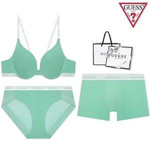 [롯데백화점]게스 [선물포장] 화이트밴딩 커플속옷세트 GDWBRBPDR121GR