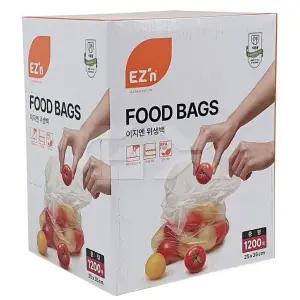 이지엔 비닐백 중형 25x35cm 1200매 일회용 위생팩 무료배송 gx