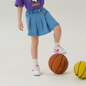 플리츠데님치마바지(아이스블루)