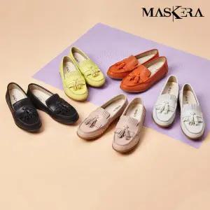 공영단독 [마스케라] 천연 소가죽 펀칭 로퍼(히든 키높이3.5cm)