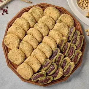 [착한떡] 팥앙금 가득 쫄깃쫄깃 콩쑥개떡 60g x 28개입