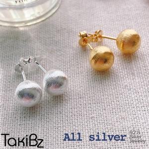 [타키비즈]92.5 silver 스지볼 실버 귀걸이(8mm)