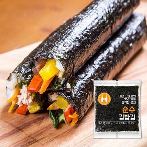 굽지않은 생김 화입김 순수 김밥김 230g (100장)