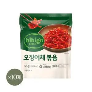 [CJ제일제당]비비고 오징어채볶음 55g x10개