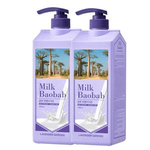 밀크바오밥 라벤더가든향 샴푸 라벤더 가든향 1000mL 2개