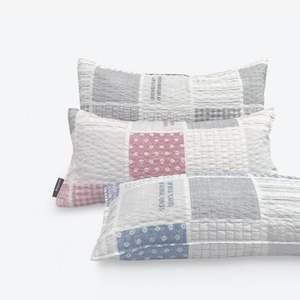 베고자니 시어서커 체크사각 메밀베개