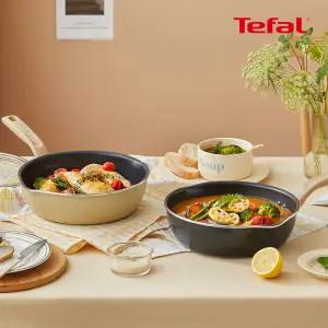 [테팔] 원픽냄비팬 2종(베이지22+트러플블랙24)