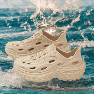 남녀공용 샌들 아쿠아 크록 발편한 2컬러 통기성 운동화대용