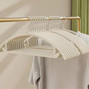 40000KM 어깨뿔방지 논슬립 반원형 플란넬 회전형 옷걸이 20개입