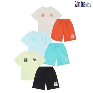 [롯데백화점]엔비에이 NBA키즈 BOS 팀로고 반팔 상하세트(K252ST070P)