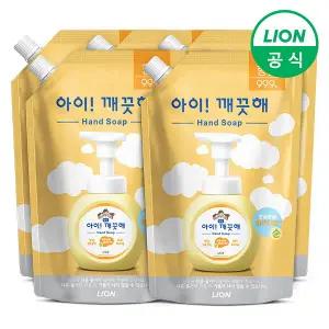 아이깨끗해 폼 핸드워시 대용량 600ml 스파우트(순/레몬) 5개
