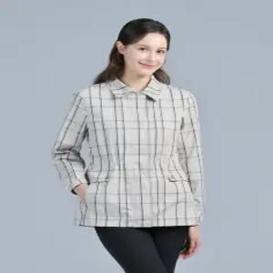 [닥스 골프 여성] [25SS] DNJU5B901I2 LF몰특가체크 전판 메쉬 안감 점퍼