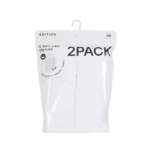 [롯데백화점]에디션 2PACK 이너 반팔티 NEF5TR1101