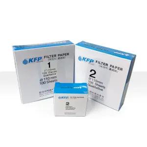 한국여지 KFP 정성 여과지 NO.2 150mm 100매 필터 페이퍼 실험실 검사용 여과
