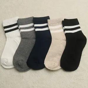 W로드골지양말5족 봄 여름 가을 겨울 크리스마스 아동양말 유아 어린이 집 선물세트 유치원 답례품 아기 초등 방한