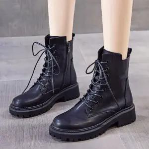 Rly 여성 4.5cm 플랫 키높이워커 겨울 털워커 앵