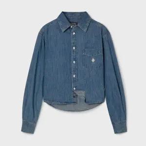 [후아유](의정부점)Steve Crop Denim Shirts (F) WHYJG2334F