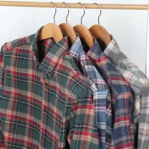 남자 체크 무늬 긴팔 셔츠 남방 남성 봄 가을 캐주얼 면 간절기 코튼 타탄