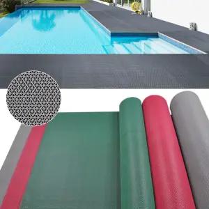 1.2x7M 물잘빠지는 특대형 고무발판 업소용 PVC 미끄럼방지매트 외부용 고무카펫 롤