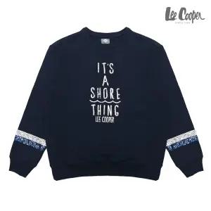 [택가 59,000원] 리쿠퍼 여성 스팽글 장식 기모 맨투맨 LCPW18-303