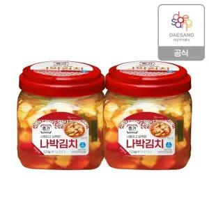 종가 나박김치 1.2kg(PET) x 2개